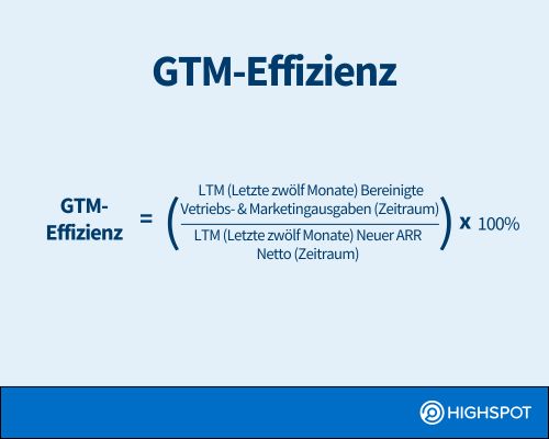 GTM-Effizienz